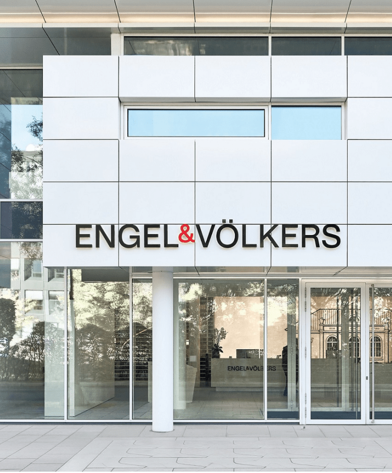 Photo of the office front of Engel and Volkers.